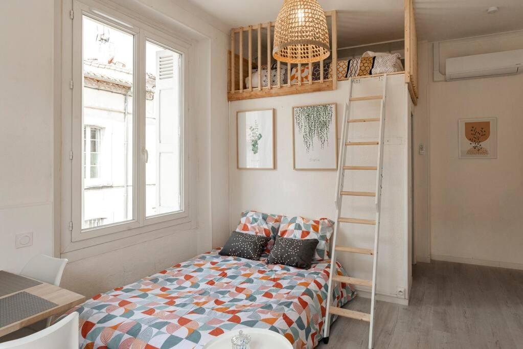 Charmant Studio Arbore Et Climatise Carcassonne Exterior foto